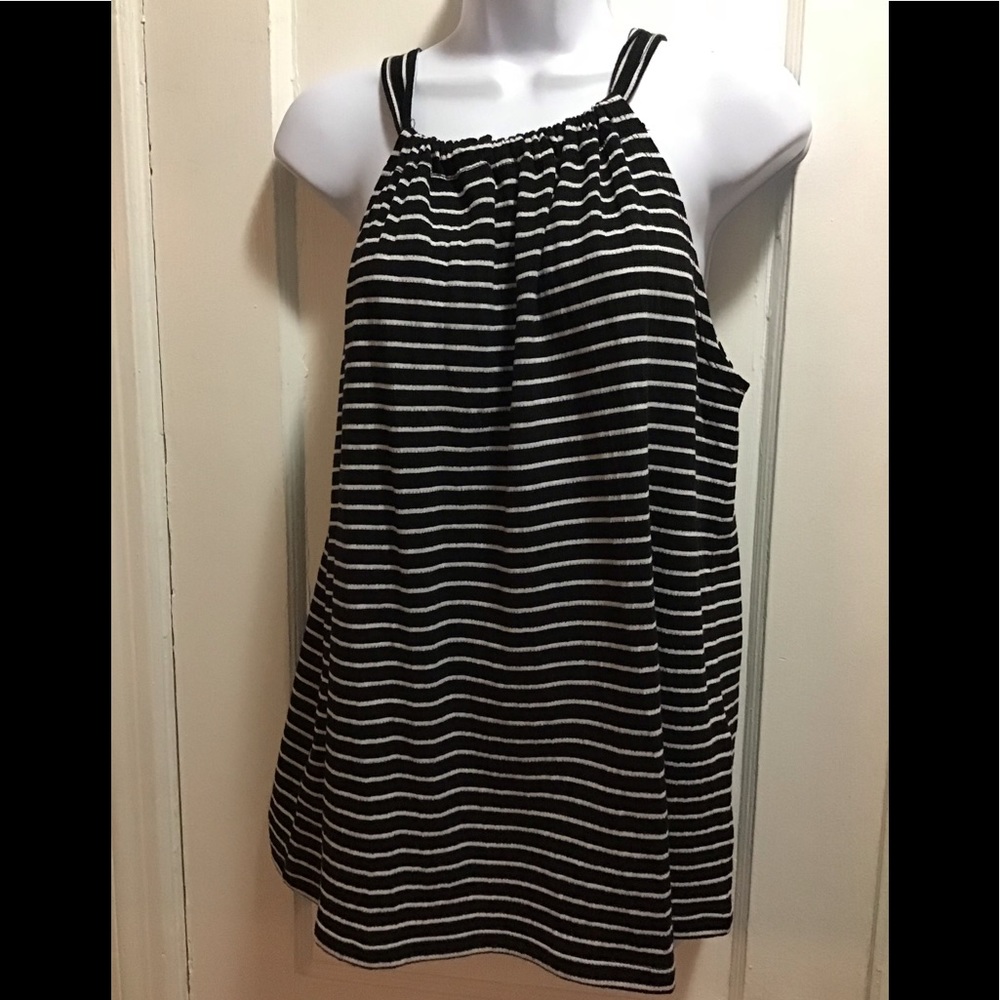 MAX Studio Sleeveless Print Tunic Top. NWT.